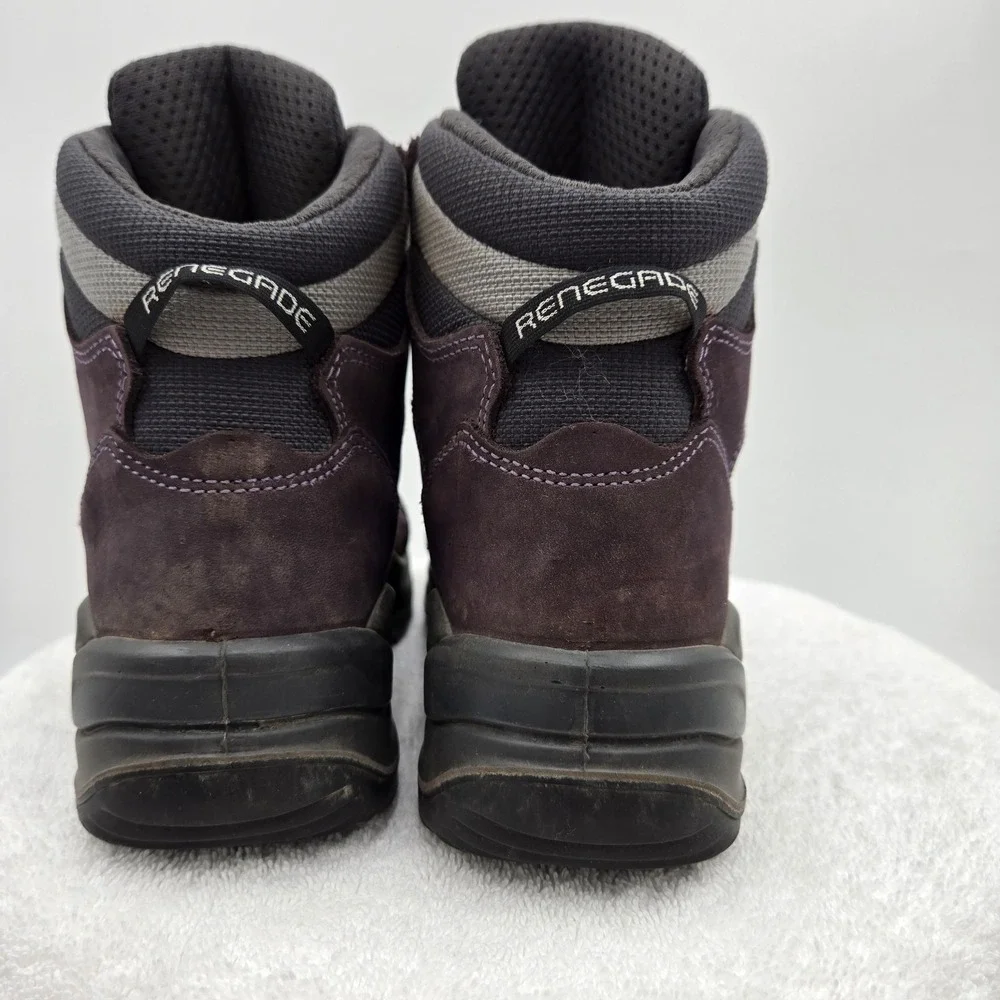 Lowa Women's Size 6 Renegade GTX Mid Gore-Tex Vibram Hiking Boot Purple Outdoor